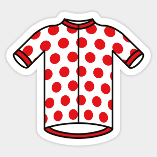 Polka Dot Climbers Cycling Jersey Pattern Sticker